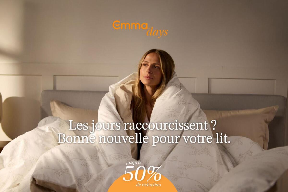Pour un sommeil réparateur : ce matelas Emma est à -40 % pendant les Emma Days