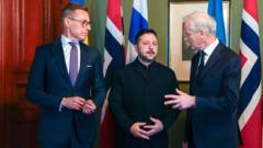 Zelensky and US envoys holding Oslo talks as Rubio denies withholding intelligence