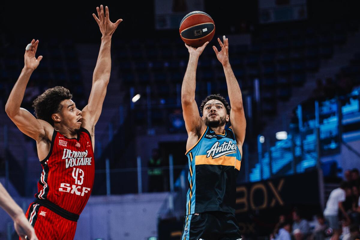 Basket Elite 2 : les Sharks d’Antibes s’offrent le leader Denain à l’Azur Arena (91-82)