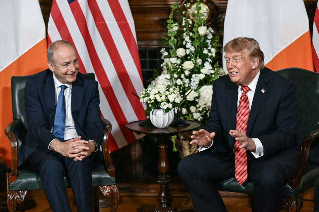 Visite présidentielle: Trump, de manière inattendue, plaide pour une Irlande «unifiée»