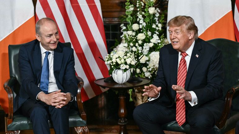 En déplacement à Dublin, Donald Trump lance un pavé dans la mare en estimant qu’une Irlande "unifiée" serait "fantastique"