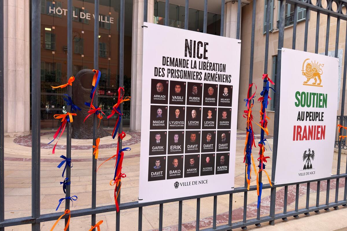 Une cérémonie pour les 20 prisonniers arméniens en Azerbaïdjan, Éric Ciotti va les faire citoyens d’honneur de la ville de Nice