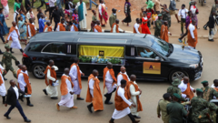 Uganda's King Oyo buried amid calls for unity over his successor