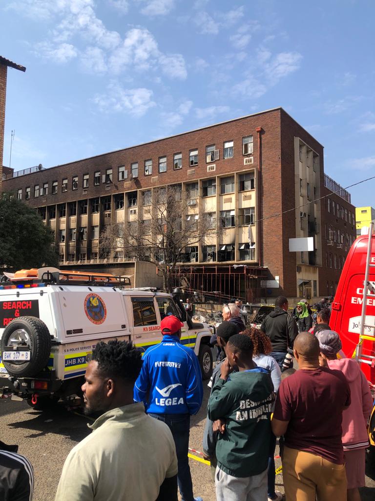 Incendie du 31 août 2023 à Johannesbourg