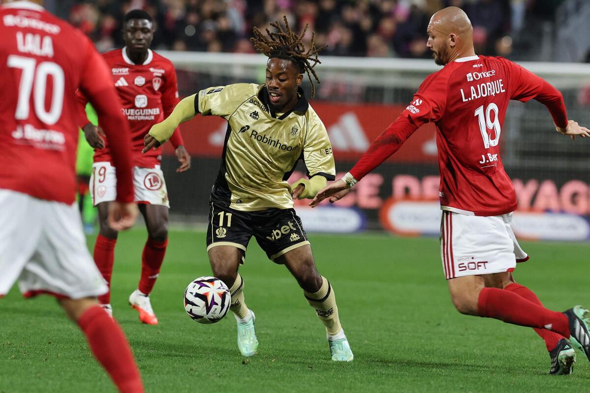 Mal embarqué, l’OGC Nice finit par s’imposer à Brest (2-1)