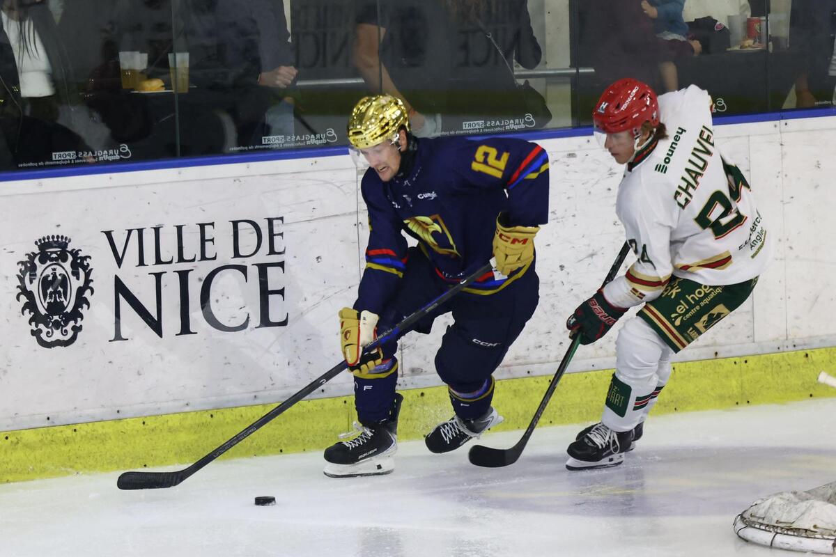 La patinoire Jean-Bouin en feu avec le large succès des hockeyeurs de Nice contre Gap (5-1) en Ligue Magnus !