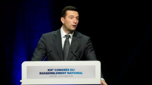 Politique. Seul à se présenter, Jordan Bardella est réélu à la tête du Rassemblement national