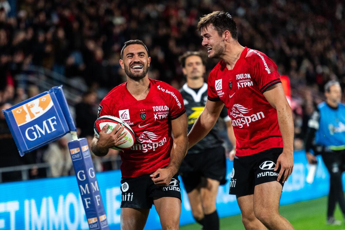 Auteur d’un triplé avec Toulon face à Pau, l’arrière Melvyn Jaminet a remis les pendules à l’heure