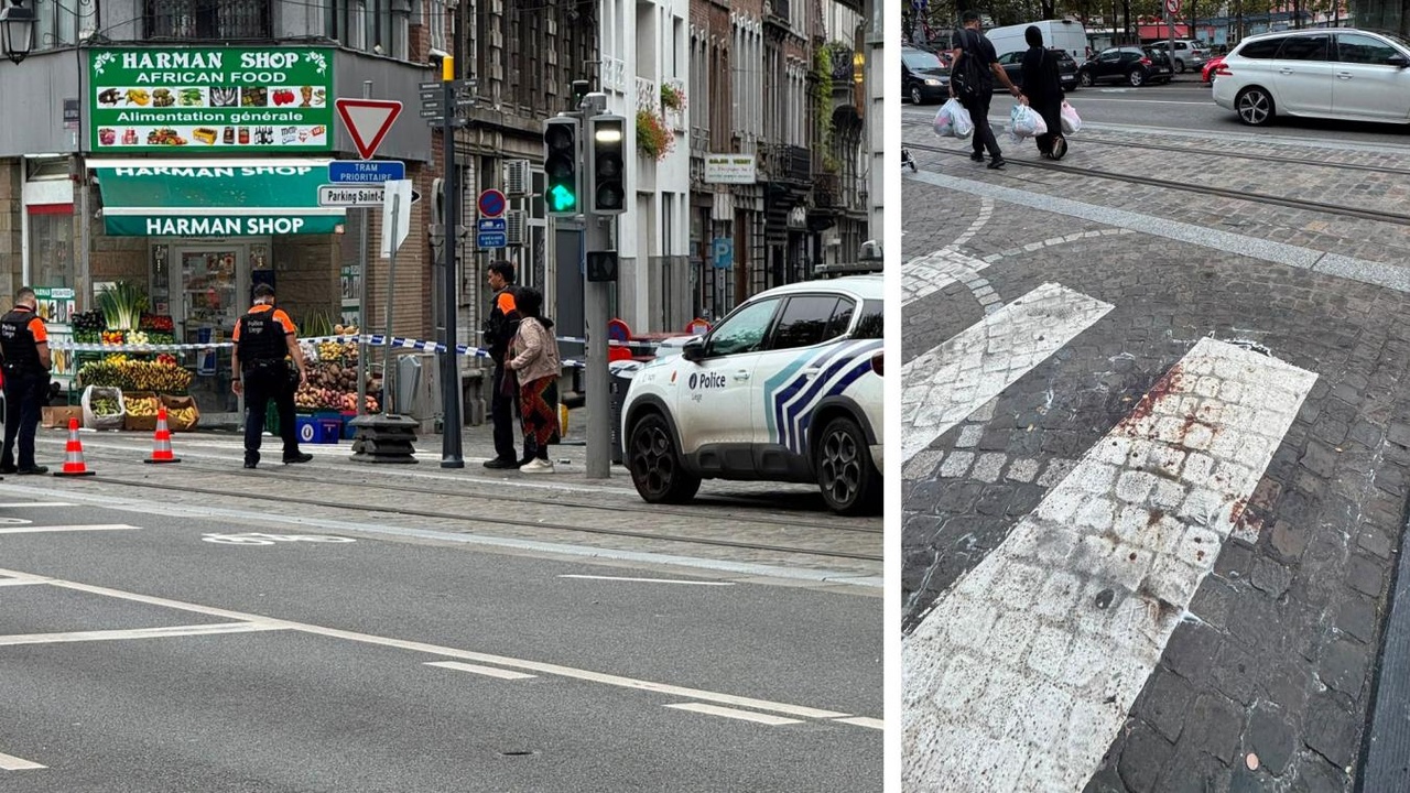 Un homme poignardé en plein centre de Liège ce dimanche : des mares de sang retrouvées sur son trajet !(vidéo)