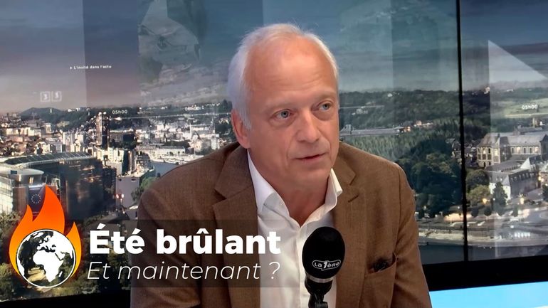 Incendies et vagues de chaleur : pour Yves Coppieters, il faut "accélérer la transition climatique environnementale, c'est une priorité"