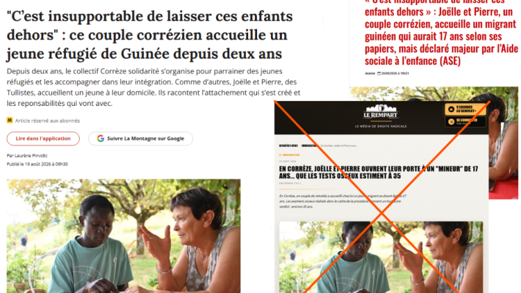 Abass, jeune réfugié de Guinée en France: quand des sites d'extrême droite manipulent l'information