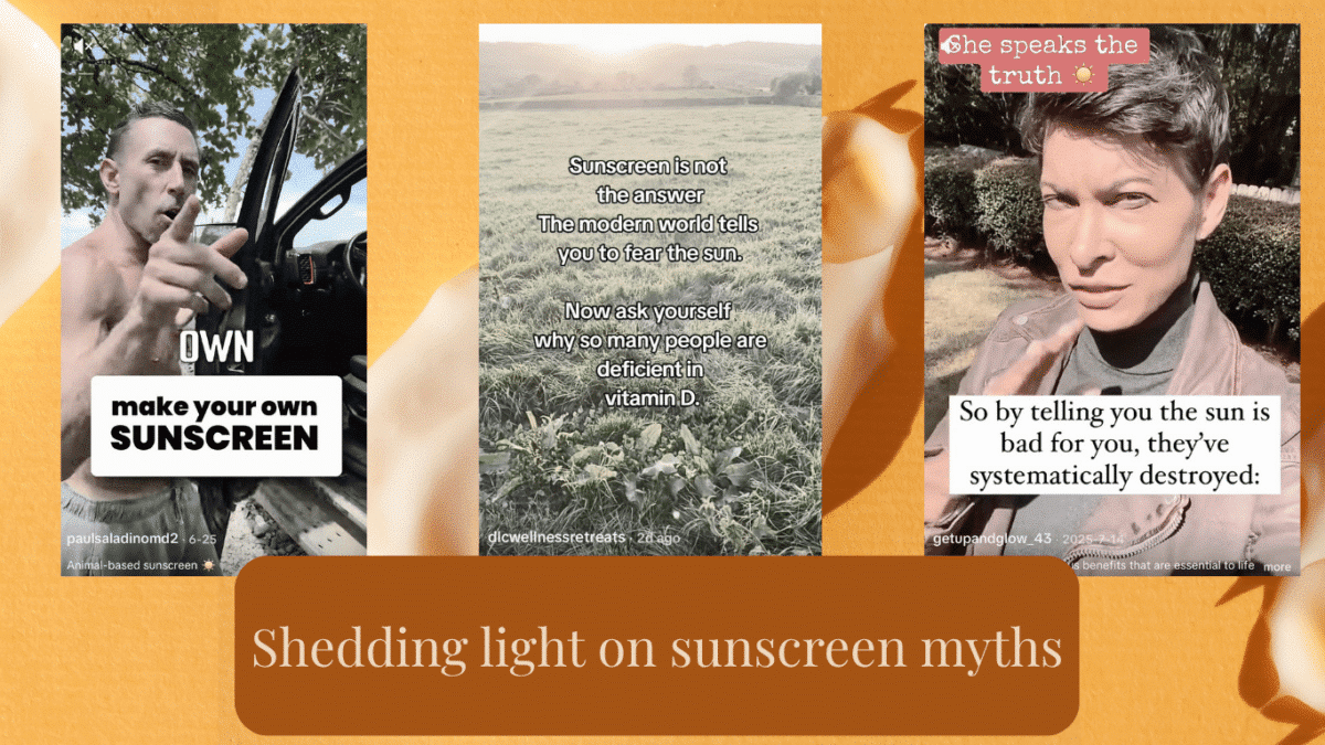 Shedding light on sunscreen myths
