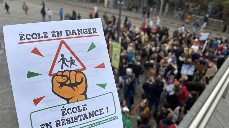 Grève dans l'enseignement : la note de la Fédération Wallonie-Bruxelles qui passe mal