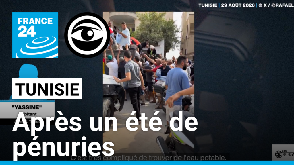 Retour sur un été de coupures d'eau et d'électricité en Tunisie