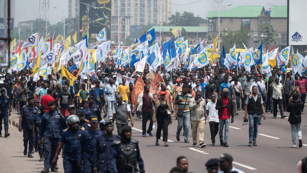 RDC: les opposants au pouvoir dénoncent des violences lors d'une manifestation à Kinshasa