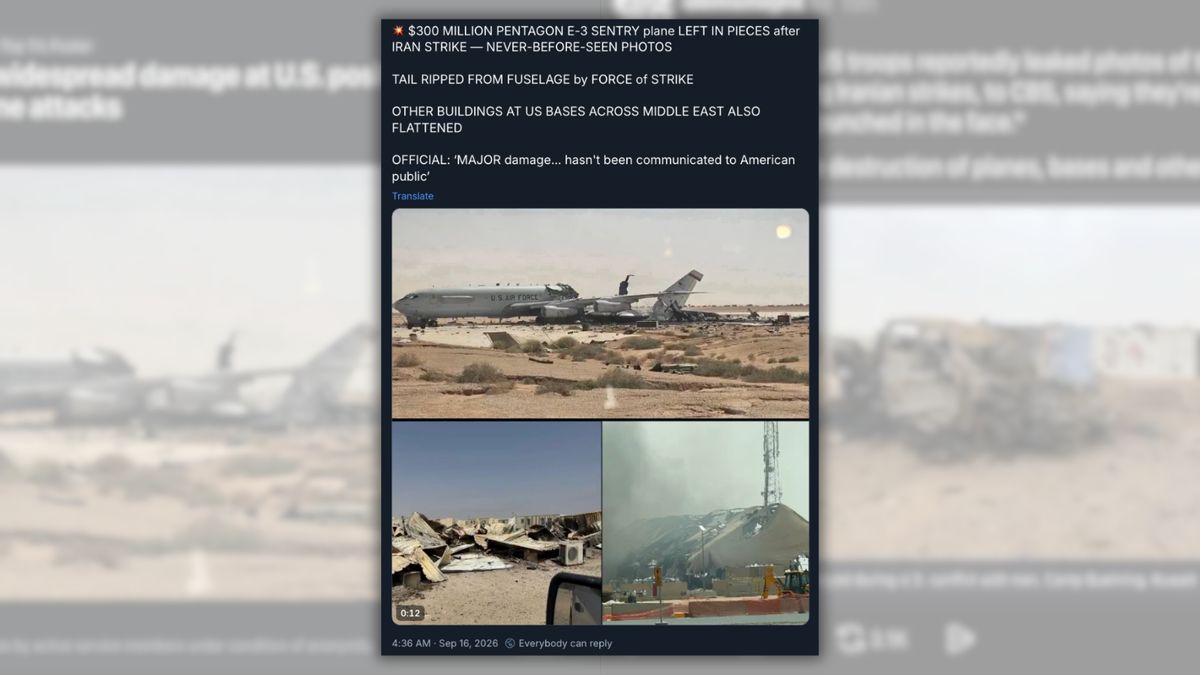 'Leaked' photos allegedly show Iranian damage to US bases in Middle East. Here's what we know