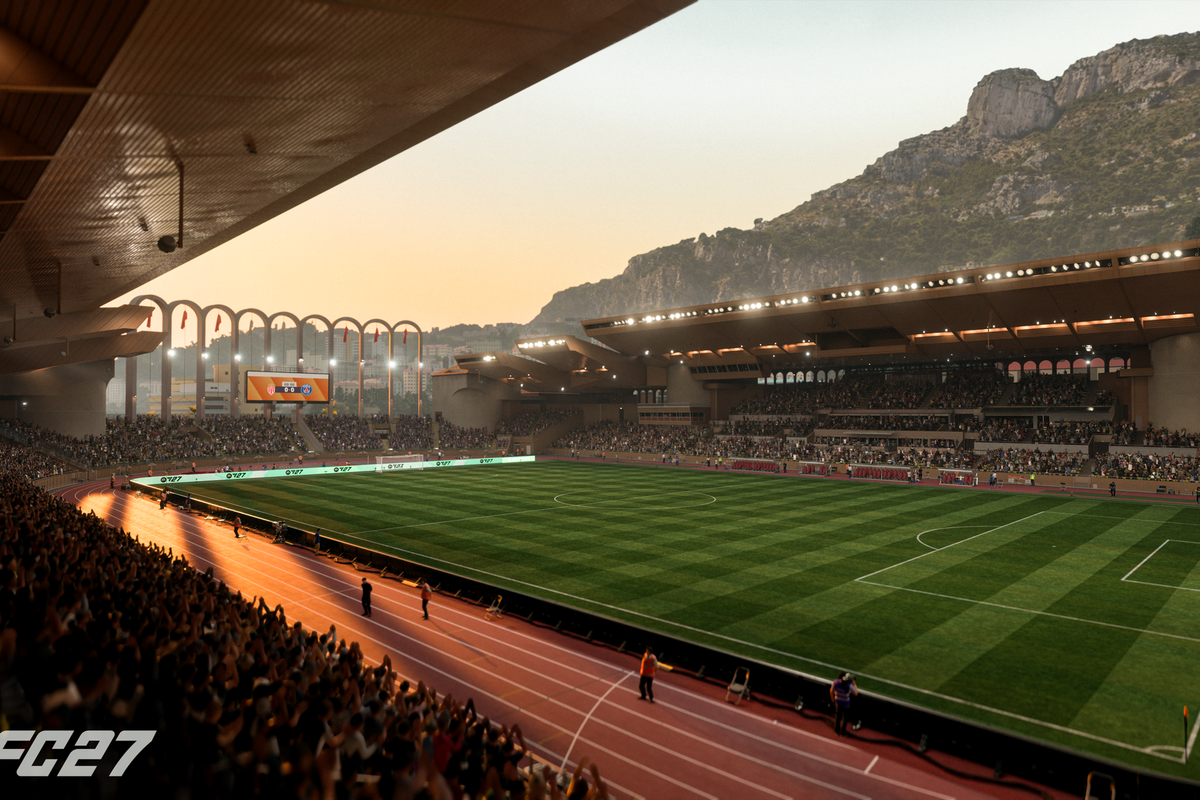 Le stade Louis-II de l’AS Monaco rejoint la liste des enceintes modélisées dans la référence des jeux vidéo de football