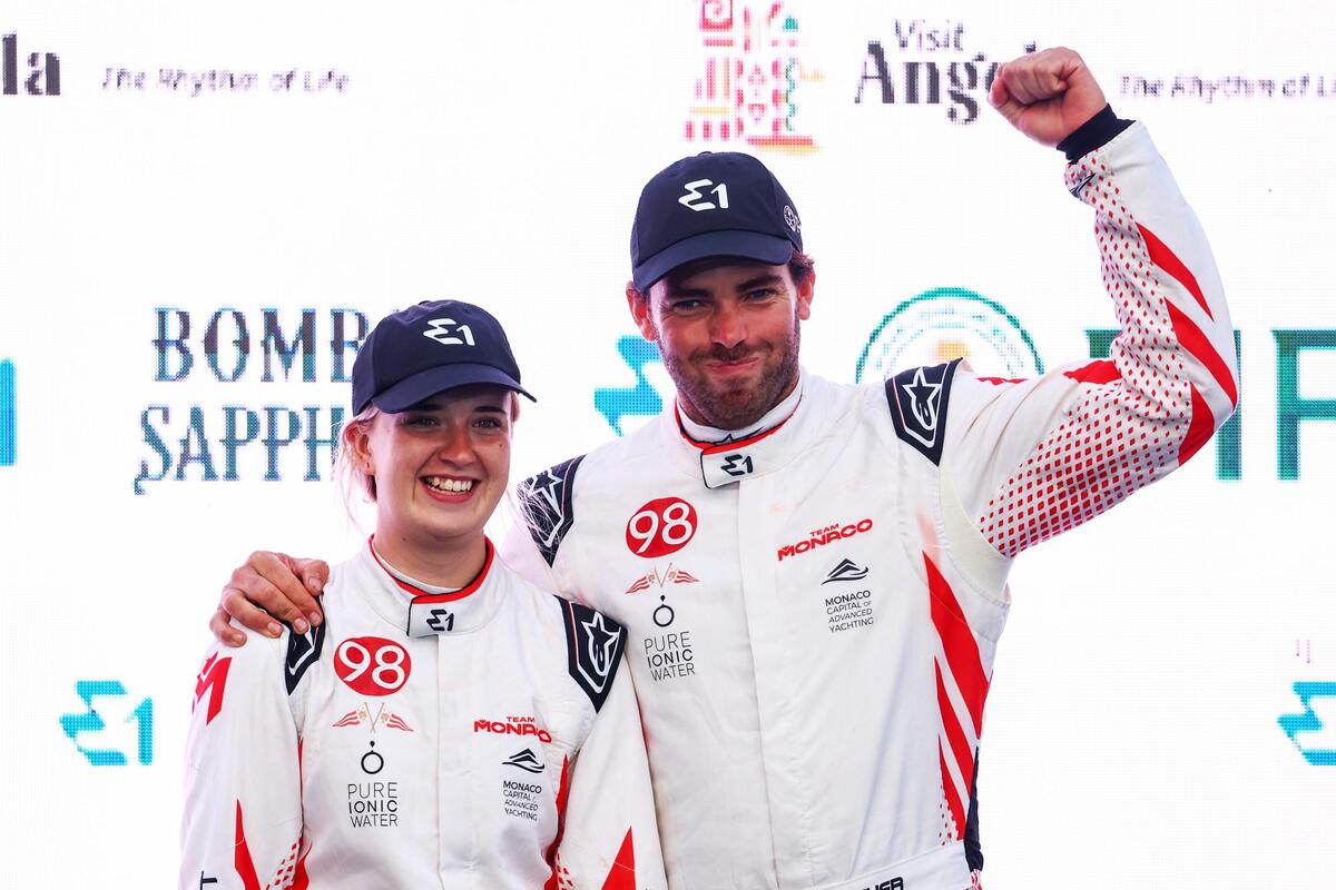 L’E1 Team de Monaco décroche son premier podium au championnat mondial de bateaux électriques