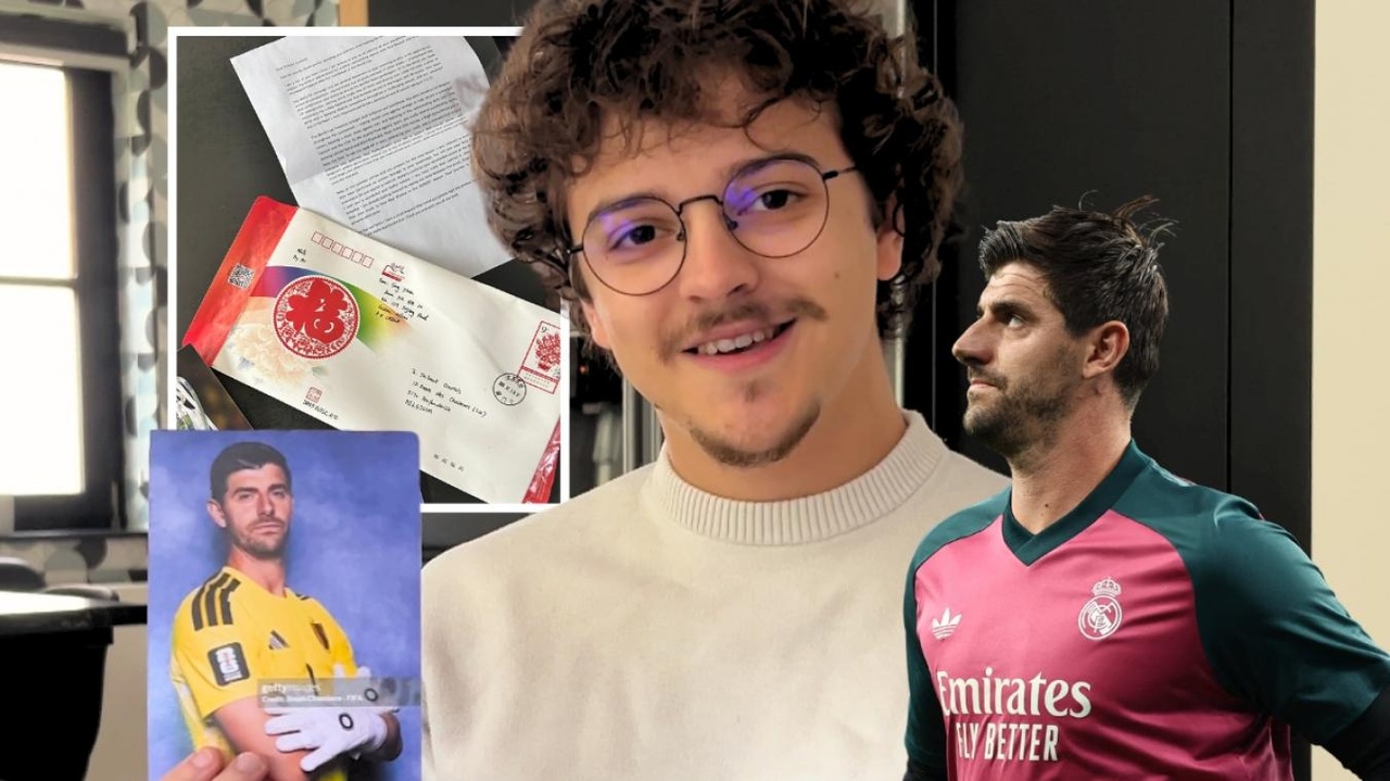 « Je suis face à un dilemme » : ce fan chinois pensait avoir trouvé l’adresse de Thibaut Courtois, mais voici ce que notre collègue journaliste, qui porte exactement les mêmes nom et prénom, a reçu ch