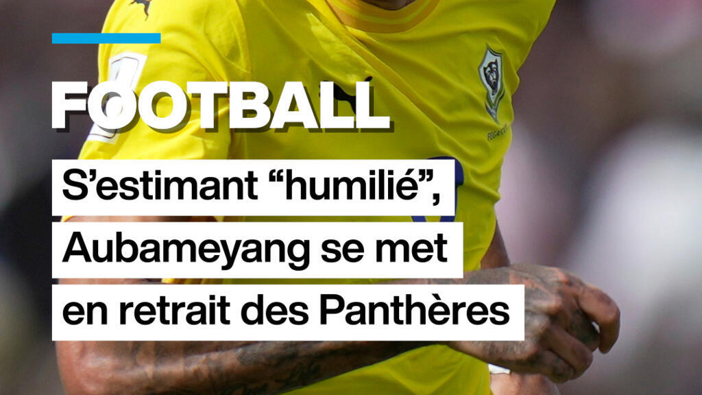 Football : S'estimant "humilié" Aubameyang se met en retrait des Panthères