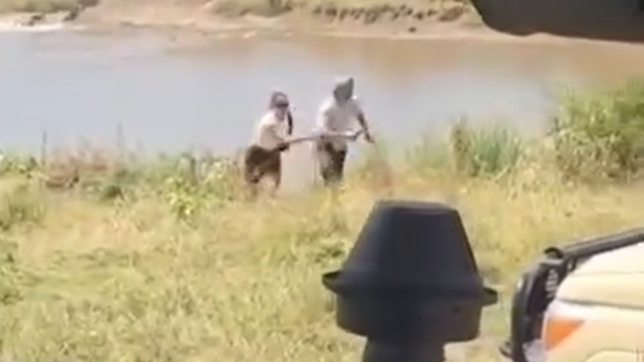 Terrible frayeur en plein safari : une jeep termine dans une rivière infestée de crocodiles !