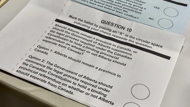 Alberta : plus de 500 000 votes par la poste ont déjà été demandés pour le référendum
