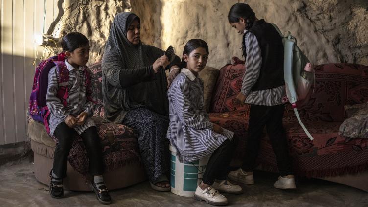 En Cisjordanie, des Palestiniens trouvent refuge dans des grottes