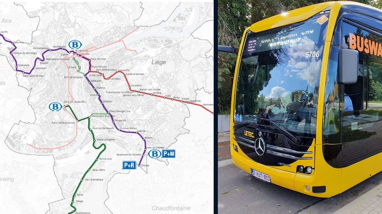 Voici par où vont passer les nouvelles lignes BUSWAY en région liégeoise
