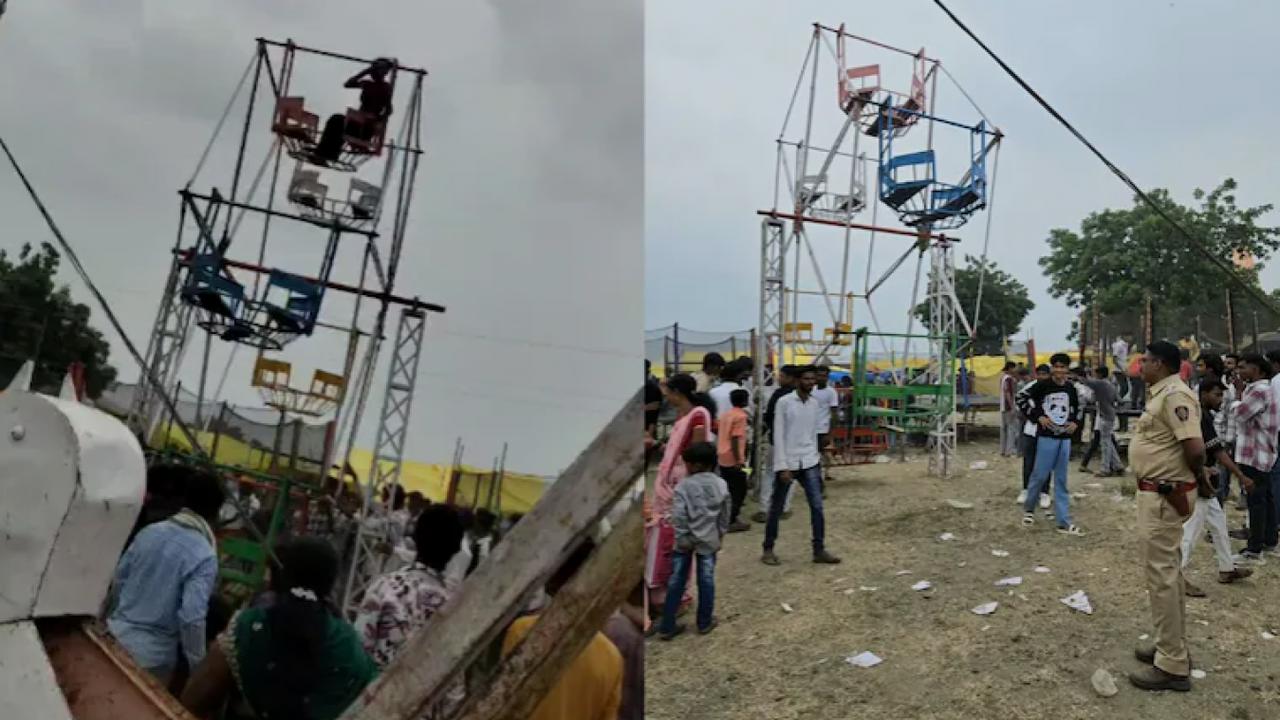 Scène d’horreur lors d’une fête foraine en Inde : une jeune femme de 25 ans hurle de douleur après que ses cheveux se retrouvent coincés dans une grande roue (vidéo)