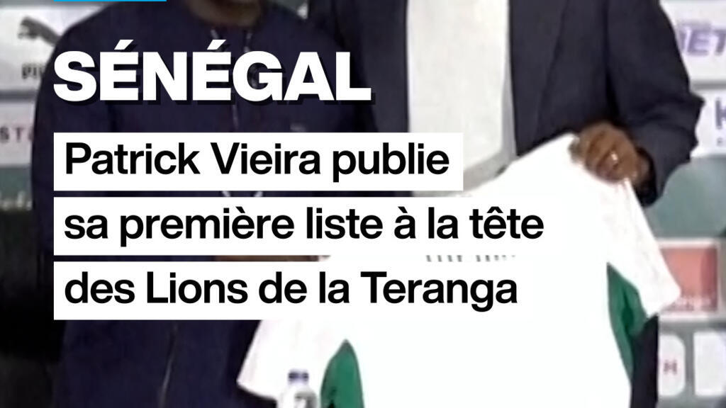 Sénégal : Patrick Vieira dévoile sa première liste à la tête des Lions de la Teranga