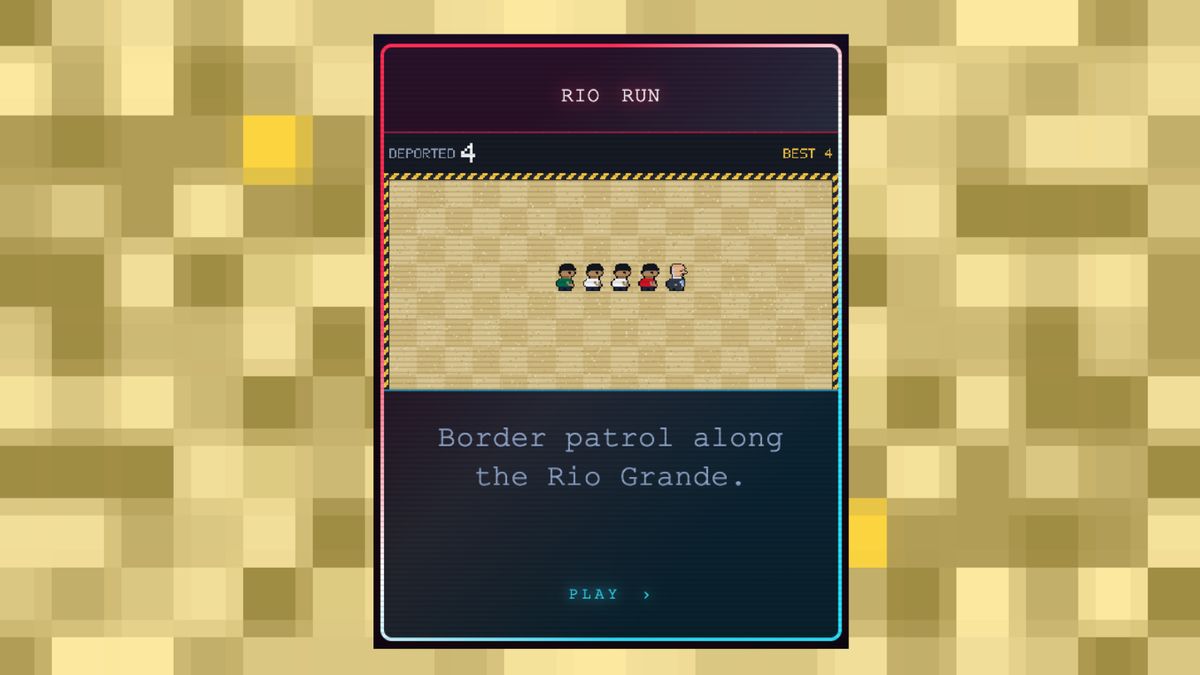 White House website's arcade games let players build border wall, deport migrants