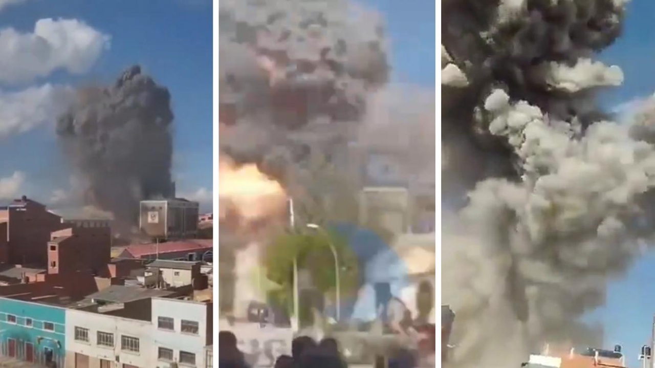 Images terrifiantes en Bolivie : l’onde de choc a tout endommagé sur son passage après des explosions dans une installation militaire, plusieurs morts !