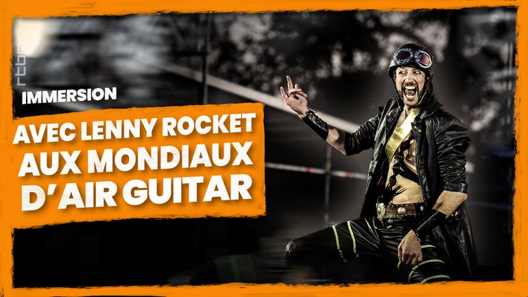 Sur les pas de Lenny Rocket, l’inattendu représentant belge aux championnats du monde d’Air Guitar