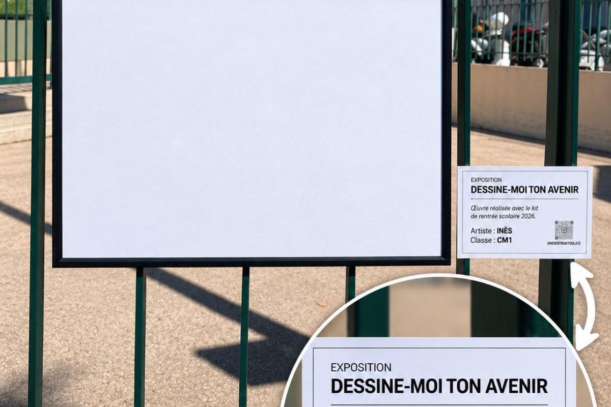 « Ces dessins incarnent à merveille toute l’ambition que la Ville de Nice porte pour l’avenir de ses enfants » : un artiste satirise la suppression de la distribution des fournitures scolaires gratuit