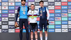 Cyclisme. Mondiaux : Evenepoel puissance 4 sur le chrono, Seixas médaillé de bronze à 19 ans
