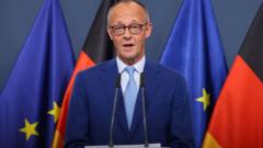 German Chancellor Merz calls state election a 'disaster' for his party but vows to stay on