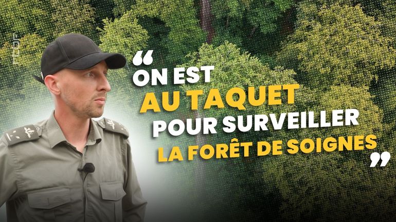 Sacha prévient les incendies : "On est au taquet pour surveiller la forêt de Soignes"