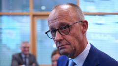 German Chancellor Merz calls state election a 'disaster' for his party but vows to stay on