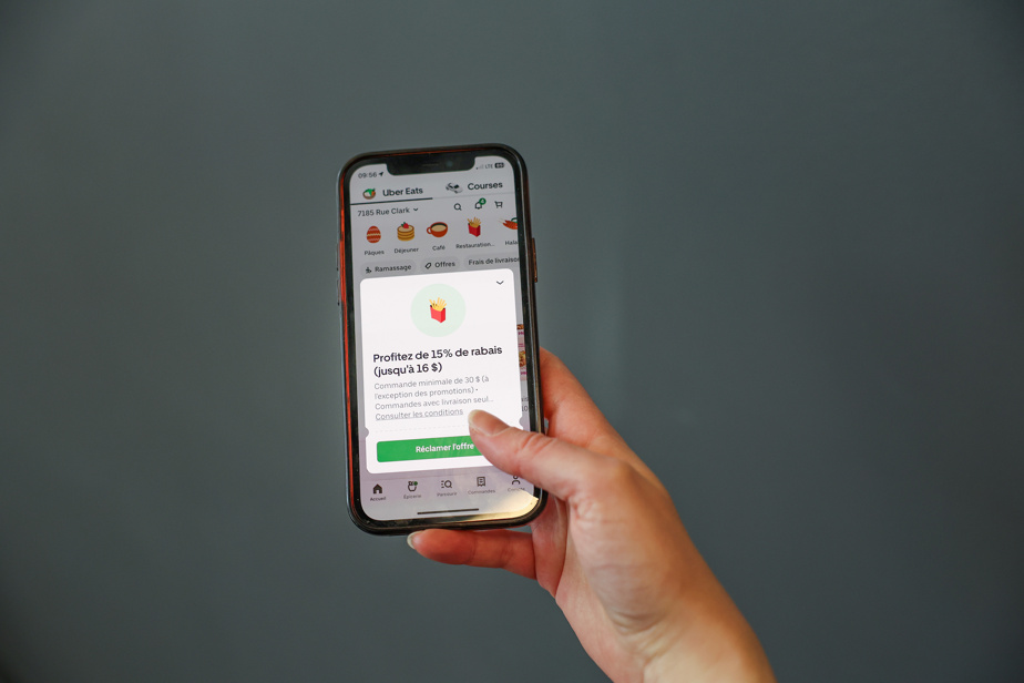 Uber Eats | Des publicités illégales de Bet99 en commandant à la SAQ