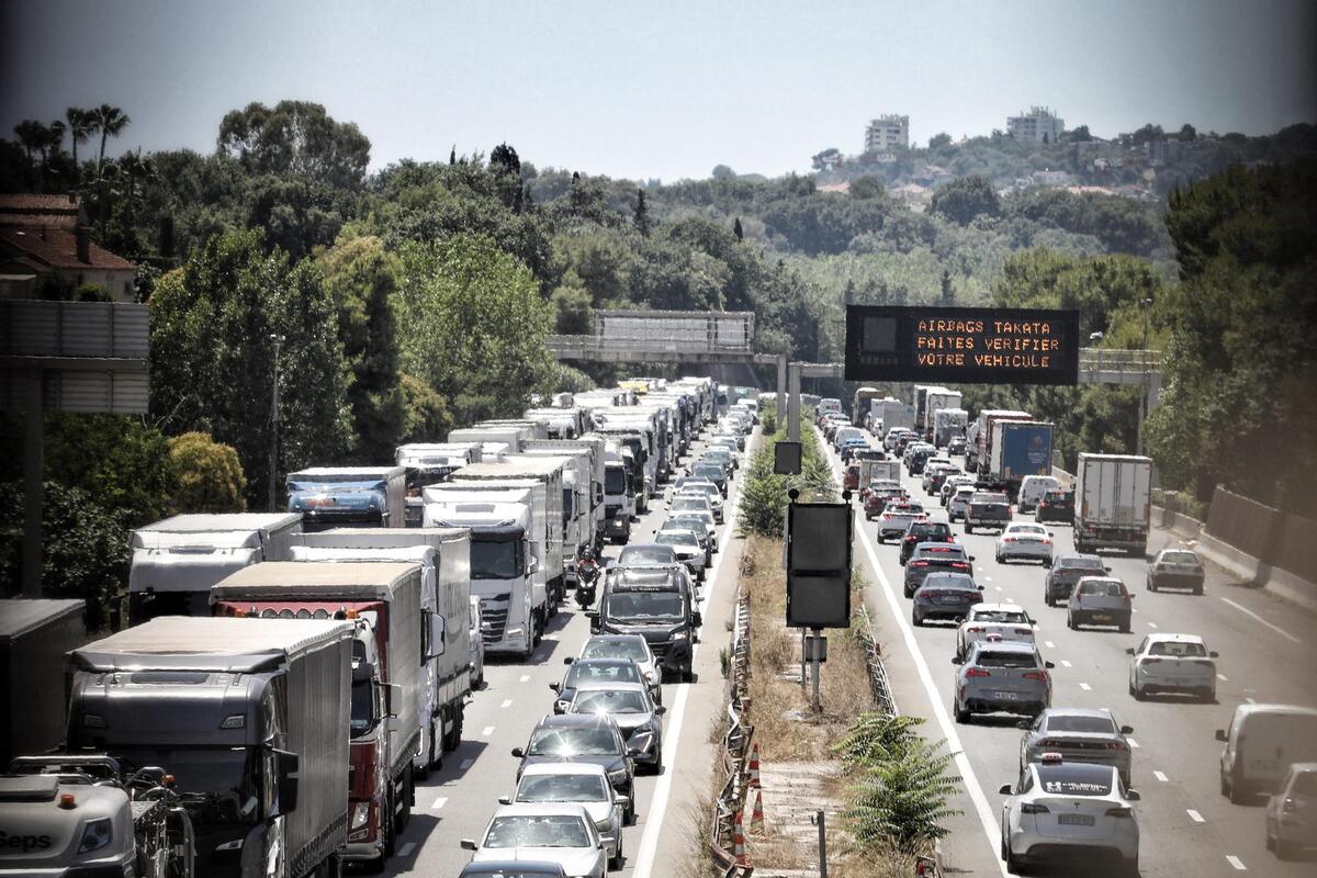 Un accident à hauteur d’Antibes ralentit la circulation sur l’autoroute A8