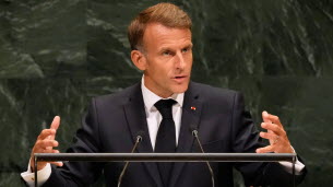 États-Unis. Gaza, Ukraine, IA... à l'ONU, Emmanuel Macron met en garde contre « la lente division du monde »