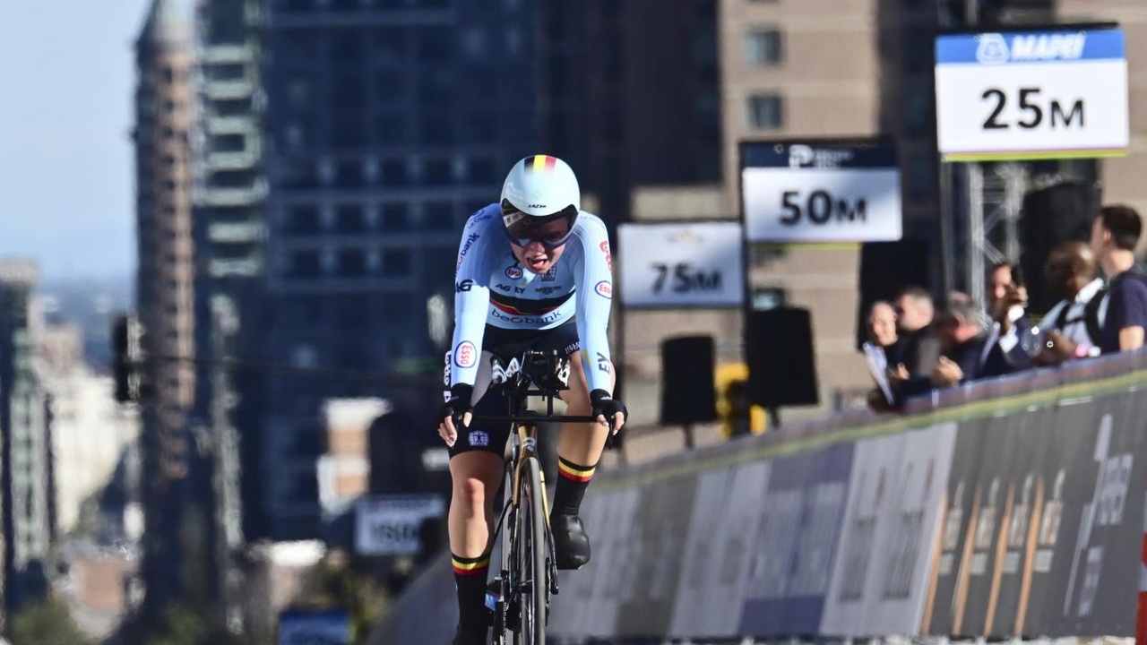 La moisson belge se poursuit aux Mondiaux de cyclisme : Yana Decruyenaere se pare d’argent sur le chrono des juniores