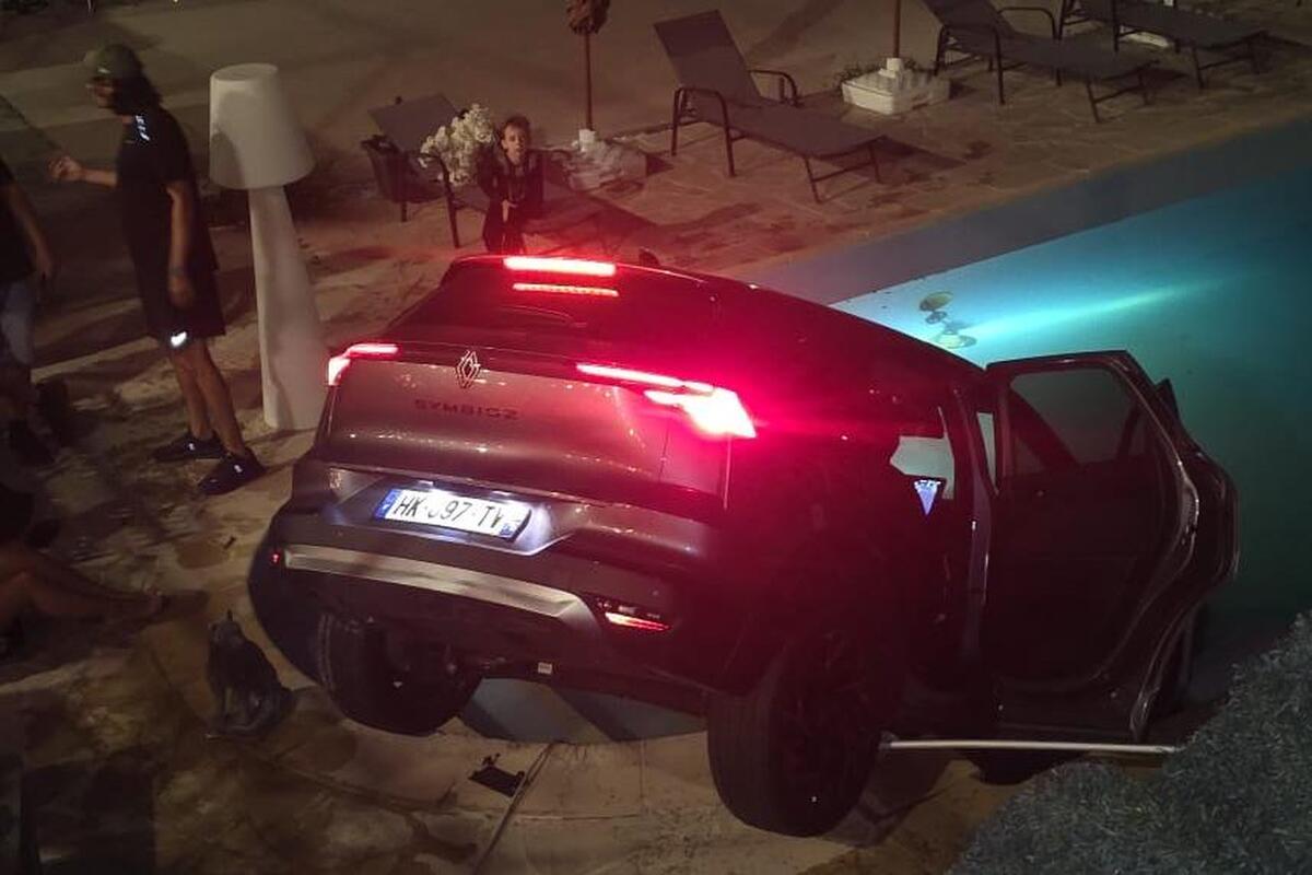 « Presque un miracle qu’il n’y ait pas eu de blessé » : l’un des associés du restaurant près de Nice raconte la soirée de la veille au cours de laquelle… une voiture est tombée dans leur piscine