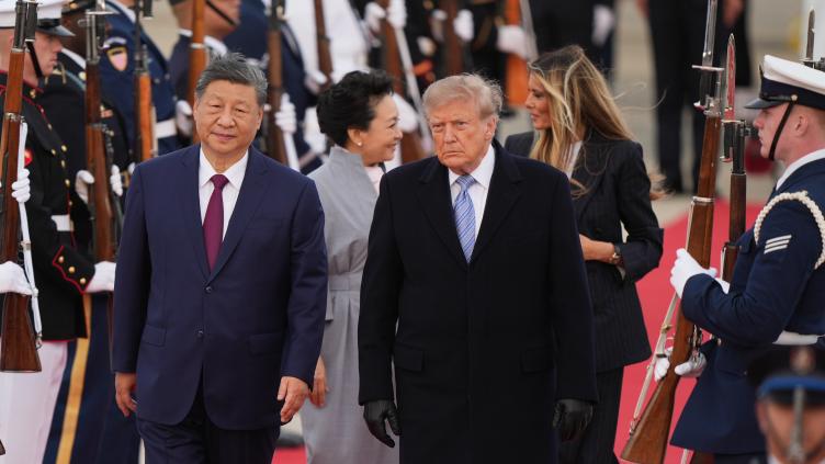 "Partenaires plutôt que rivaux": Xi Jinping accueilli en grande pompe par Donald Trump aux États-Unis