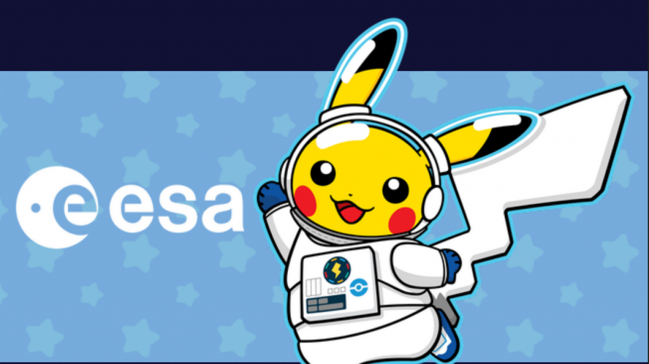 Pokémon et l’ESA s’associent à l’Euro Space Center : Pikachu part à la conquête de l’espace