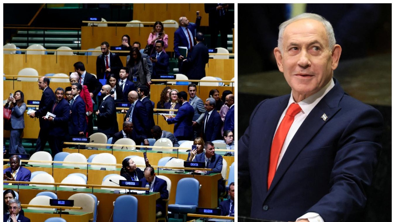 « Des lâches » : des dizaines de personnes quittent l’Assemblée générale de l’ONU au moment du discours de Netanyahu (vidéo)