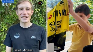 Tour de France. En pleurs après la chute de Jonas Vingegaard, le petit Adam avait ému tout le monde : le jeune Isérois récompensé par son idole